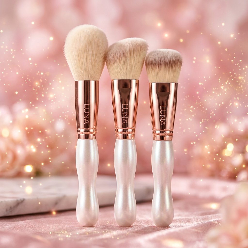 Brushes with bokeh lighting